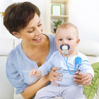 10 Pieces Silicone Adapter Rings Baby Holder And Clip Mam-compatible  soft  tran