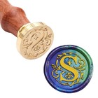 Swangsa Initial Alphabet S Wax Seal Stamp Kit  Classic Retro Letter Sealing Stam