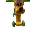 Vintage Disney Pluto Pull Toy Ride On Green Wheels Retro Collectible Blow Mold