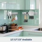17 Inch Magnetic Knife Holder For Wall - Stainless Steel Magnetic Strip No Drill