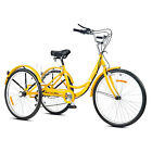 Viribus 24  26  7-speed Adult Trike Tricycle 3-wheel Bike W basket For Shopping