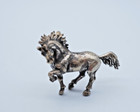 High Stepping Walking Horse Miniature Figurine 800 Silver 50 Grams - F134