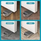 Rubber Door Stop  2 Pack Premium Heavy Duty Non Slip Door Stopper Wedge  Non-scr