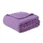 Fleece Throw Blanket For Couch 300gsm Super Soft Plush Fuzzy Blankets Lap Bla   