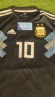 2018 Adidas Argentina Away Soccer Jersey Lionel Messi Men   s Medium