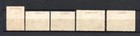 German Post In Serbia 1941 Old Set Overprinted Airmail Stamps  michel 26 30  Mlh