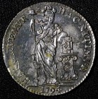 Netherlands Utrecht Silver 1794 1 Gulden Last Year Type Aunc Toned Km  102 3  2 