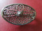 J2926 Antique Dutch Zeeland  Solid Silver  Filigree  Brooch See Descrip  