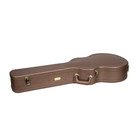 Crossrock Wooden Case-fits Om 000-14 Fret Acoustic Guitars-chocolate Brown
