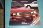Lot  Of  8  Original Renault Dealer Sales Brochures  1980-1986 Lecar Nos