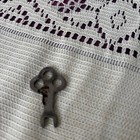 Flat Bottom Cut Skeleton Key  Unique  Rare  Vintage  Antique