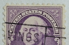 U s  Postage Stamp   George Washington   3   Violet   Posted cancelled   1932  07