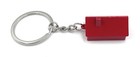 House Half Red Keychain Pendant