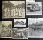 Vintage Decatur Illinois Train Scrapbook Wabash Railroad N w N s Railway Chicago