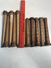 Wood Spools  Bobbin  Quills 6 3 4    saltaire  And 8 75   Primitive Lot Of 10