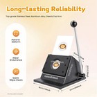 Round Manual Punch Die Cutter Special Die Cutter Button Maker Cutting Machine
