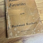 Vintage Radio Favorites Of The Blackwood Brothers Quartet Song Book