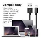 2pack 2ft Black Nylon Braided Fast Charging Usb Cord Cable For Iphone X 8 7 6 5