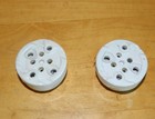 2 Vintage Ceramic Porcelain Ceiling Mount Light Bulb Fixture