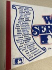 Vintage Chicago Cubs 1984 Nl Champions World Series Roster Felt Pennant