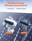 Water Fed Pole Kit 12ft Solar Panel Cleaning Pole 180   Rotatable Brush Head