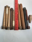 Wood Spools Bobbins Wooden Industrial Style 3 -10  Spindles Quills Mixed Lot-10