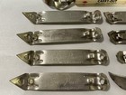 Vintage Metal Bottle Openers Beer Lot Of 9