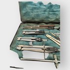 Vintage Alvin Drafting Drawing Set In Case