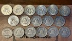 90  Silver Franklin   Kennedy Half Dollar Lot  Gorgeous Coins - Silver Oz  63 91