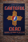 Grateful Dead Santa Fe Zia Lightning Concert Poster 24x36 Vintage Print