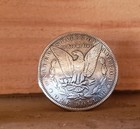 Morgan Silver Dollar Wild Rag Cowboy Scarf Slide