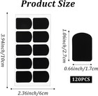 120 Pcs Alto Tenor Sax Mouthpiece Patches Pads 0 8mm Thick Saxophone Clarinet Mo