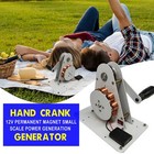 50w Portable Hand Crank Generator Emergency Usb Charger Camping Outdoor Survival
