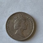 1989 Australia Coin-10 Cents-copper-nickel Decimal-elizabeth Ii-km 66