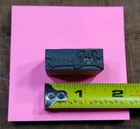 Antique Vtg Whiskers Mouse Letterpress Print Type Ornament Cut Stamp Block