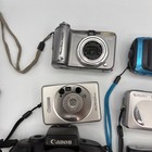 Lot Of 10 Misc  Digital  35mm Cameras For Parts  Repair  Or Restoration