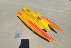 Prather Lap Cat 1 Racing Rc Tunnel Hull Boat 27 inch Nitro-with Radio   Receiver
