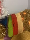 Light-up Tinsel D Dachshund Dog Christmas Yard Decor W  Santa Hat Rare 15 