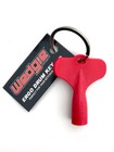 Wedgie Ergonomic Drum Key With Keychain   Red   1 Pc