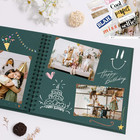 Scrapbook Album 8x8 Inches Photo Album Hardcover Kraft With Window Scrap  Blank
