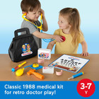 Fisher-price Medical Kit 11-piece Retro Doctor Bag   Tools Set For Pretend Play