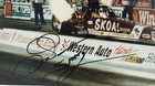 1990 s Don Prudhomme Signed 8x10 Winston Drag Racing Skoal Bandit Photograph
