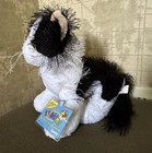 Webkinz Lil Kinz Black   White Cat New With Sealed unused Code   Smoke Free Home