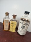 Antique Bottle medicine Lot Of 15  1920-1960 Apothecary