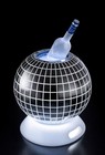 Grey Goose Vodka Led Globe Display Light-up Bottle Holder Nightclub Bar Decor