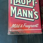 Vintage Haupt - Mann s 2 25 Cent Cigar Mild   Fragrant Red Tin 