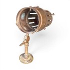 Set Of 4 Antique Bronze Articulating Spotlights