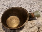 Antique Brass Chinese Coal Silk Iron- Wood jade Handle