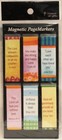 Beautiful Whimsical Magnetic Page Bookmarks Set Of 6 Bible Verses Friendship New