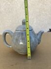 Big Antique Chinese Hand Made Glazed Pottery Teapot 6  Marked Rare